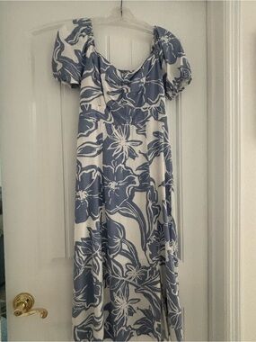 Only Hearts Blue and White Floral Maxi Dress